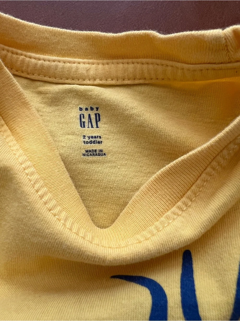 GAP x Peanuts Woodstock ‘Be Cool’ Yellow Tee, 2T